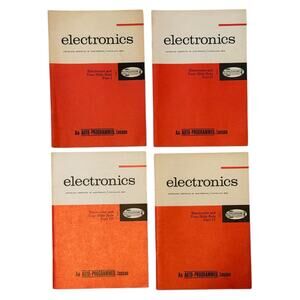 Vtg 4 Cleveland Institute Electronics Auto-Programmed Slide Rule Lesson Books